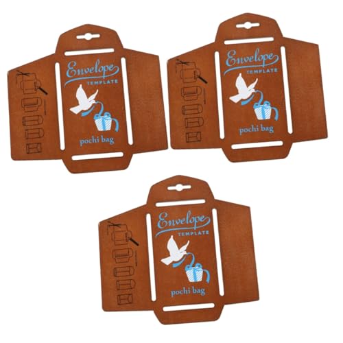 DOITOOL 3 Stück Vintage Briefumschlag Vorlage Multifunktionale Schablone für DIY Briefumschläge für Geschenkkarten Einladungen und Bastelprojekte Sorgt für Umschläge DOITOOL 3 Stück Vintage Briefumschlag Vorlage Multifunktionale Schablone für DIY Briefumschläge für Geschenkkarten Einladungen und Bastelprojekte Sorgt für Umschläge von DOITOOL
