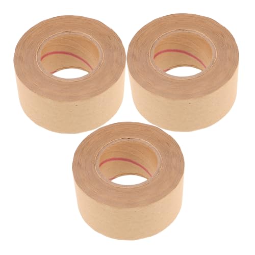 DOITOOL 3 Stück Wasseraktivierbares Kraftpapier Klebeband Für Die Bilderrahmung Sichere Verpackung Strapazierfähiges Abdeckband Für Künstler Zum Zeichnen Kunst Aquarellmalerei 470 von DOITOOL