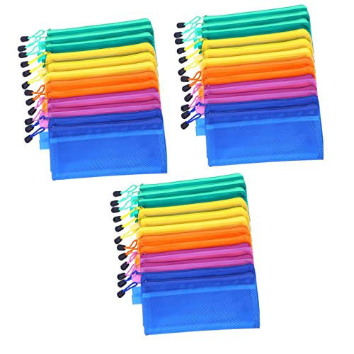 DOITOOL 3 Stück Wasserdichter Zipper Bag Mattes Portfolio für Dokumente Teiliges Vielseitig Einsetzbare Aufbewahrungstasche für Reiseunterlagen und Geeignet für Handtücher von DOITOOL