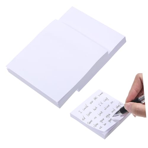 DOITOOL 3 Stück Weiße Selbstklebende Memo Pads Quadratisch Glattes Papier Schnelltrocknend für Büro und Schule Praktische Notizzettel Schreibblock Zubehör DOITOOL 3 Stück Weiße Selbstklebende Memo Pads Quadratisch Glattes Papier Schnelltrocknend für Büro und Schule Praktische Notizzettel Schreibblock Zubehör von DOITOOL