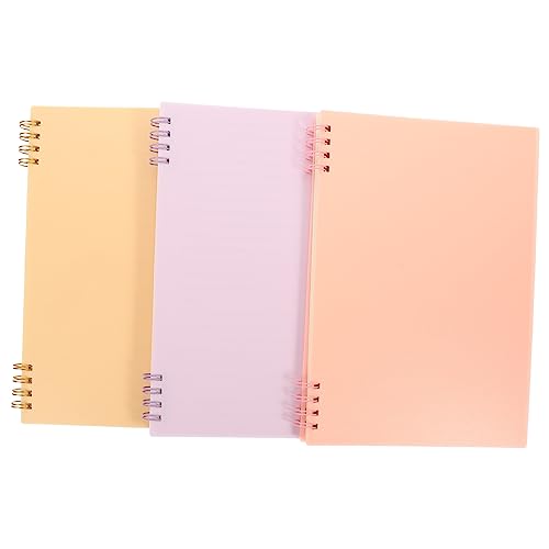 DOITOOL 3 Stück liniertes Notizbuch leeres spiralblock Notizbuch gepunktet notizbuch für die arbeit Beachten Sie Pads spiralförmige Notizblöcke gefüttert Büro-Notizblock Notizbücher Papier von DOITOOL