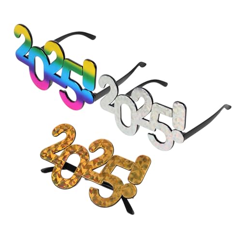 DOITOOL 3 Stück lustige Brille Frohes neues Jahr Brillenparty Party Brille Männer Jahre party zubehör partybrille Augendekoration Partygeschenke für das neue Jahr Plastik DOITOOL 3 Stück lustige Brille Frohes neues Jahr Brillenparty Party Brille Männer Jahre party zubehör partybrille Augendekoration Partygeschenke für das neue Jahr Plastik von DOITOOL