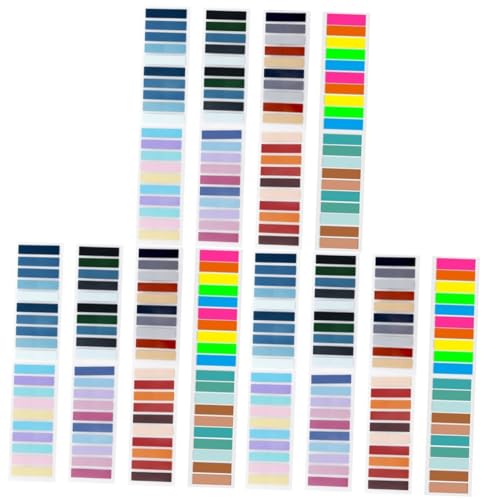 DOITOOL 3 Stück transparente Haftnotiz Buchseite Stick-Tabs Schulstationär durchscheinend Buchregisterkarten klebrig Sticky Tabs lesen bequeme Klebelaschen Tab -Aufkleber das Haustier Bunt von DOITOOL