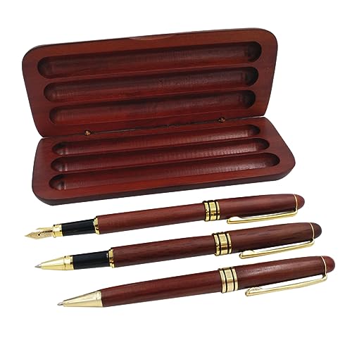 DOITOOL 3 Stücke Ahorn Stift Set Kalligraphie Kugelschreiber Füllfederhalter Gel Stifte DOITOOL 3 Stücke Ahorn Stift Set Kalligraphie Kugelschreiber Füllfederhalter Gel Stifte von DOITOOL