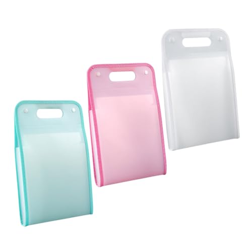 DOITOOL 3 Teilige Ordner Aufbewahrungstasche Halter Organizer Office Datei Organizer Tragbarer Dateiordner Organizer Dokumentenordner Organizer Papierordner Organizer Binder von DOITOOL