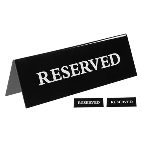 DOITOOL 3 Teiliges Kartenschild „Reservierter Tisch“ Hochzeitsstuhl Reserviert Schilder Für Stühle Reservierter Platz Hochzeitsbeschilderung Reservierte Tischmarkierungen von DOITOOL