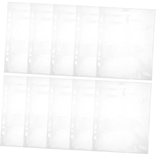 DOITOOL 30 Blatt für Fotoalben Postkarten und Rezeptkarten Schutz Robuste Material mit Vorgestanzten Löchern für Binder von DOITOOL