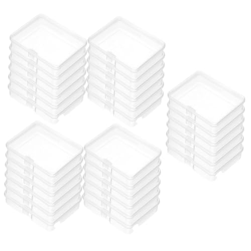 DOITOOL 30 Stck Teiliges Transparente Kunststoff Aufbewahrungsboxen mit Klappbarem Deckel Kleine Stapelbare Sortierboxen für Perlen Schmuck und Kleinteile Leichte Stabile Organizer mit DOITOOL 30 Stck Teiliges Transparente Kunststoff Aufbewahrungsboxen mit Klappbarem Deckel Kleine Stapelbare Sortierboxen für Perlen Schmuck und Kleinteile Leichte Stabile Organizer mit von DOITOOL