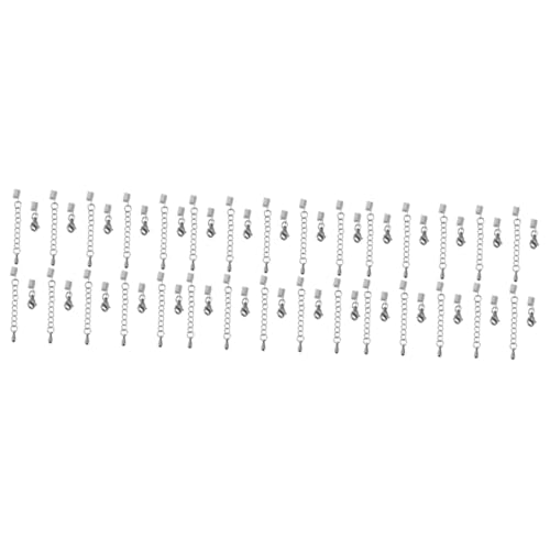 DOITOOL 30 Stck. Teiliges Karabinerverschlüsse für Lederbänder Robuste Kordelclips Langlebige Schmuckverbinder für Armbänder und Halsketten für DIY Lederband Verschluss und DOITOOL 30 Stck. Teiliges Karabinerverschlüsse für Lederbänder Robuste Kordelclips Langlebige Schmuckverbinder für Armbänder und Halsketten für DIY Lederband Verschluss und von DOITOOL
