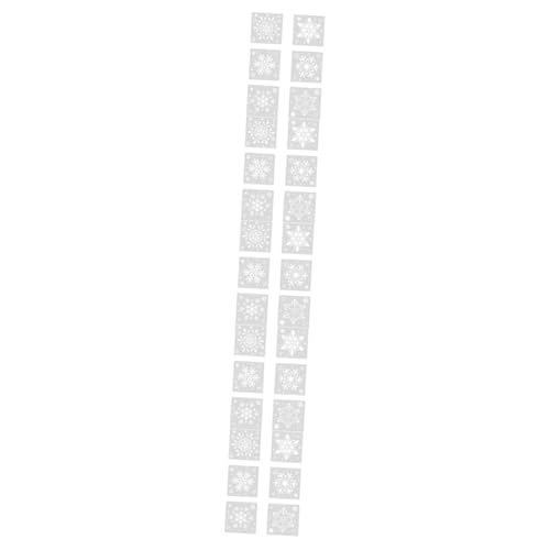 DOITOOL 30 Stck. Teiliges Schneeflocken Schablonen aus Wiederverwendbare Malvorlagen für Wand Fenster DIY Weihnachtsdekoration Kindgerecht Waschbar und Langlebig DOITOOL 30 Stck. Teiliges Schneeflocken Schablonen aus Wiederverwendbare Malvorlagen für Wand Fenster DIY Weihnachtsdekoration Kindgerecht Waschbar und Langlebig von DOITOOL