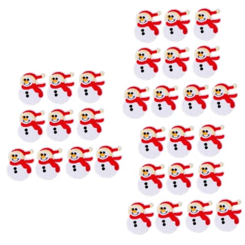 DOITOOL 30 Stck. Teiliges Weihnachts Schneemann Aufbügler Bestickte Leichte Weihnachts Patches zum Aufbügeln Praktische Kleidung Reparatur Festliche Deko für Jacken Jeans DIY Accessoires DOITOOL 30 Stck. Teiliges Weihnachts Schneemann Aufbügler Bestickte Leichte Weihnachts Patches zum Aufbügeln Praktische Kleidung Reparatur Festliche Deko für Jacken Jeans DIY Accessoires von DOITOOL