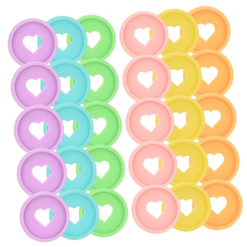 DOITOOL 30 Stück Bindeschnalle Loseblattbuch Schlüssel Herstellung Ringe Bindung Stichworte Schnallen Für Lose Blattbinder Buchbinder Bindering Ringordner Für Lose Blätter Ringclips Pp von DOITOOL