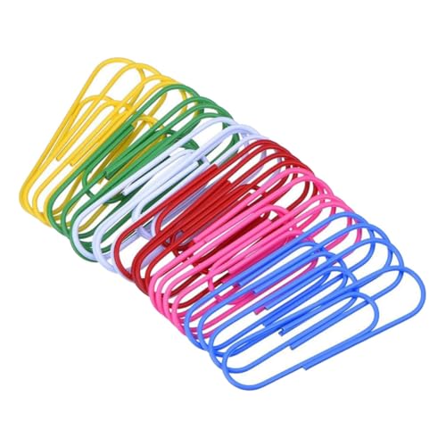 DOITOOL 30 Stück Bunte Büroklammern aus Metall mit Kunststoffbeschichtung Farbige Rostfreie Clips für Schule und Büro Vielseitige Dokumentenhalter für Sichere Papierorganisation DOITOOL 30 Stück Bunte Büroklammern aus Metall mit Kunststoffbeschichtung Farbige Rostfreie Clips für Schule und Büro Vielseitige Dokumentenhalter für Sichere Papierorganisation von DOITOOL
