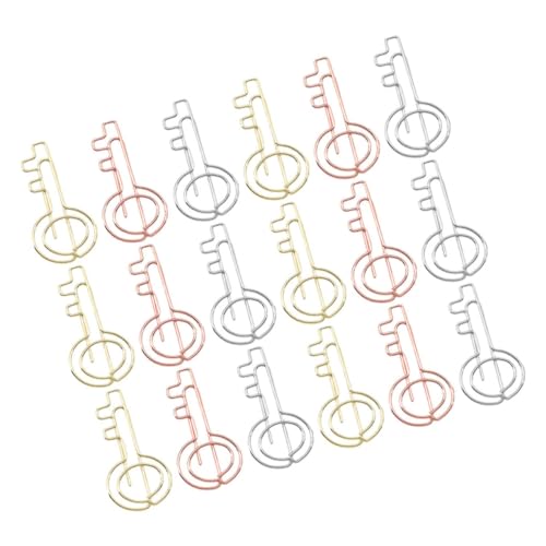 DOITOOL 30 Stück Dateiklassifizierungsordner Geformt Büroklammern Fürs Büro Neuartige Büroklammern Büro Büroklammern Kleine Klammern Für Papier Dokumentclips Mehrzweck-büroklammern Metall von DOITOOL