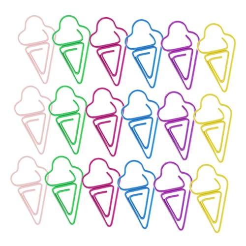 DOITOOL 30 Stück Eiscreme-Büroklammer süße Bürovorräte -Lesezeichen büroklammern bürobedarf Weihnachtsbüroklammer Weihnachts-Lesezeichen aus Papier lustige Papierclips Plastik DOITOOL 30 Stück Eiscreme-Büroklammer süße Bürovorräte -Lesezeichen büroklammern bürobedarf Weihnachtsbüroklammer Weihnachts-Lesezeichen aus Papier lustige Papierclips Plastik von DOITOOL