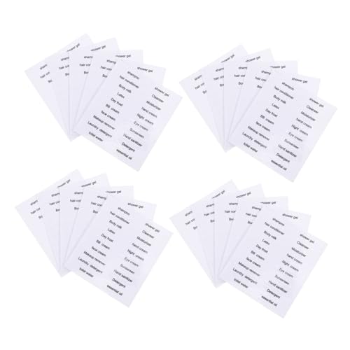 DOITOOL 30 Stück Flaschenetikettenaufkleber Conditioner Reiseflaschenetiketten Etikettenaufkleber Für Flaschen Etikettenaufkleber Für Gläser Wasserdichte Etiketten Für Flaschen DOITOOL 30 Stück Flaschenetikettenaufkleber Conditioner Reiseflaschenetiketten Etikettenaufkleber Für Flaschen Etikettenaufkleber Für Gläser Wasserdichte Etiketten Für Flaschen von DOITOOL