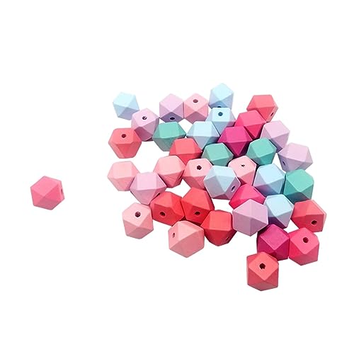 DOITOOL 30 Stück Geometrische Holzperlen Verschiedenen Farben Diy Zubehör für Basteln Sicher und Einfach Aufzuziehen für Schmuckherstellung und Kreative Projekte DOITOOL 30 Stück Geometrische Holzperlen Verschiedenen Farben Diy Zubehör für Basteln Sicher und Einfach Aufzuziehen für Schmuckherstellung und Kreative Projekte von DOITOOL