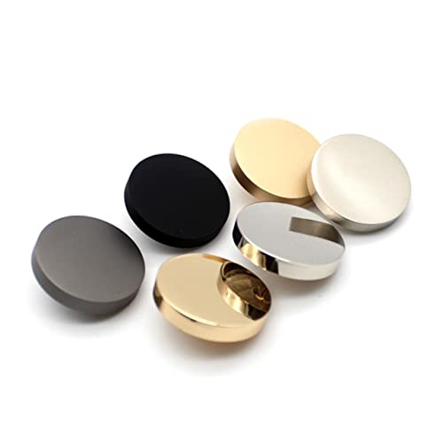DOITOOL 30 Stück Metallknöpfe, dekorative flache Nähknöpfe, hellschwarz, einzigartiges DIY-Design für modische Kleidung und Kostüme DOITOOL 30 Stück Metallknöpfe, dekorative flache Nähknöpfe, hellschwarz, einzigartiges DIY-Design für modische Kleidung und Kostüme von DOITOOL