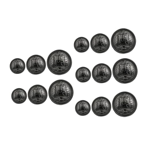 DOITOOL 30 Stück Metallknöpfe schwarze Mantelknöpfe sortiert goldene Mantelknöpfe Knopf Goldknöpfe für den Mantel Nietenknöpfe marineblaue Knöpfe stylische Knöpfe Anzugknöpfe Zinklegierung DOITOOL 30 Stück Metallknöpfe schwarze Mantelknöpfe sortiert goldene Mantelknöpfe Knopf Goldknöpfe für den Mantel Nietenknöpfe marineblaue Knöpfe stylische Knöpfe Anzugknöpfe Zinklegierung von DOITOOL