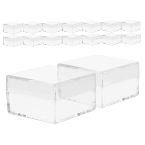 DOITOOL 30 Stück Mini Aufbewahrungsboxen Transparente Quadratische Boxen für Schmuck Sammlerstücke und Mini Exponate Organisieren und Präsentieren DOITOOL 30 Stück Mini Aufbewahrungsboxen Transparente Quadratische Boxen für Schmuck Sammlerstücke und Mini Exponate Organisieren und Präsentieren von DOITOOL