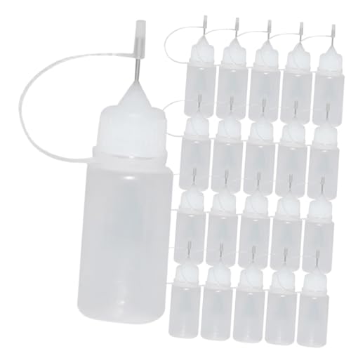 DOITOOL 30 Stück Ölflasche Präzisions-Nadelapplikator Flasche mit feiner Spitze Nadelkleber-Quetschflasche Präzisionsapplikatorflasche Malerei Quetschflasche Plastik Weiß DOITOOL 30 Stück Ölflasche Präzisions-Nadelapplikator Flasche mit feiner Spitze Nadelkleber-Quetschflasche Präzisionsapplikatorflasche Malerei Quetschflasche Plastik Weiß von DOITOOL