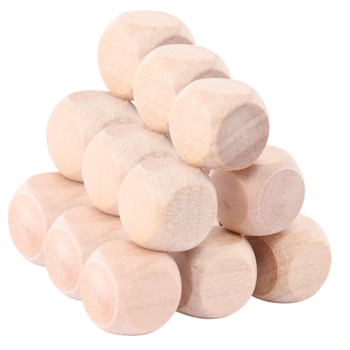 DOITOOL 30 Stück Sechsseitige Holzwürfel Unfertige Leere Leere Holzwürfel Aus Holzrohlingen Unfertige Holzwürfel Unfertiges Würfelspielzeug Aus Holz Holzwürfel Zum Basteln DOITOOL 30 Stück Sechsseitige Holzwürfel Unfertige Leere Leere Holzwürfel Aus Holzrohlingen Unfertige Holzwürfel Unfertiges Würfelspielzeug Aus Holz Holzwürfel Zum Basteln von DOITOOL