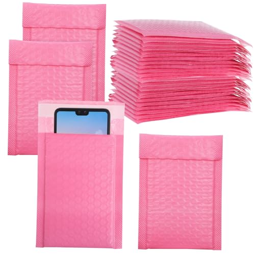 DOITOOL 30 Stück Selbstklebende Versandtaschen Rosa Verpackung für Kleine Unternehmen Versandzubehör für Schmuck und Karten von DOITOOL