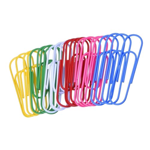 DOITOOL 30 Stück Teiliges Bunte Büroklammern mit Kunststoffbeschichtung Vielseitige Metallklammern für Schule Büro und Zuhause Farbenfrohe Aktenhalter zur Einfachen Dokumentenorganisation DOITOOL 30 Stück Teiliges Bunte Büroklammern mit Kunststoffbeschichtung Vielseitige Metallklammern für Schule Büro und Zuhause Farbenfrohe Aktenhalter zur Einfachen Dokumentenorganisation von DOITOOL