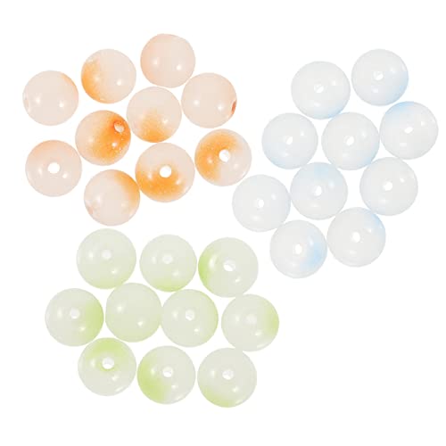 DOITOOL 30 Stück Teiliges Glasperlen für Diy Schmuck Bastelperlen für Armband und Halskettenherstellung Langlebige Bastelmaterialien für Kreative Schmuckideen von DOITOOL