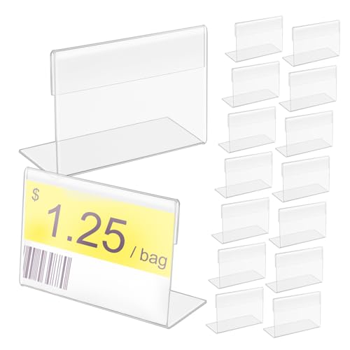 DOITOOL 30 Stück Teiliges Klarer Tischkartenhalter Acryl Förmig mit Schrägem Einschub für Einfache Beschilderung Buffet Hochzeit Restaurant Preisschild Displays DOITOOL 30 Stück Teiliges Klarer Tischkartenhalter Acryl Förmig mit Schrägem Einschub für Einfache Beschilderung Buffet Hochzeit Restaurant Preisschild Displays von DOITOOL