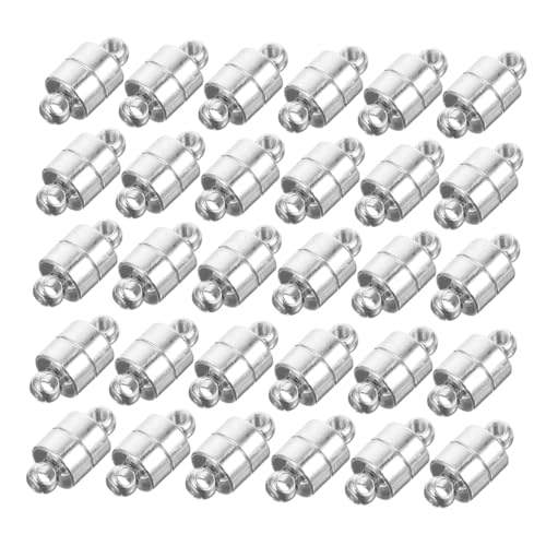 DOITOOL 30 Stück Teiliges Kupfer Magnetverschluss Schmuckherstellung Kompakte Magnetverschlüsse mit Sicherem Verschluss Einfache Montage für Armbänder und Halsketten Vielseitig Einsetzbar DOITOOL 30 Stück Teiliges Kupfer Magnetverschluss Schmuckherstellung Kompakte Magnetverschlüsse mit Sicherem Verschluss Einfache Montage für Armbänder und Halsketten Vielseitig Einsetzbar von DOITOOL