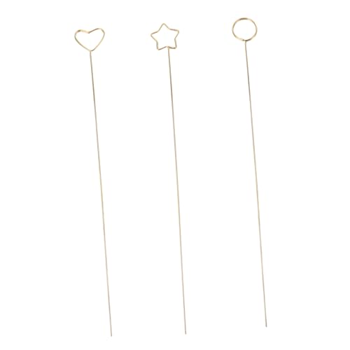 DOITOOL 30 Stück Teiliges Metall Kartenhalter mit Kreis Herz und Stern Design Stabile Fotoclips für Tischkarten Namenskarten Fotos und Notizen für Hochzeiten Partys und Bürodekoration von DOITOOL
