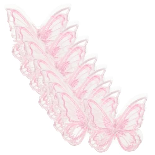 DOITOOL 30 Stück Teiliges Organza Schmetterling Applikationen Doppellagige Bestickte Patches für Kleidung DIY Brautkleid Haaraccessoires Schicke Basteldekoration Rosa Einfach Anzubringen DOITOOL 30 Stück Teiliges Organza Schmetterling Applikationen Doppellagige Bestickte Patches für Kleidung DIY Brautkleid Haaraccessoires Schicke Basteldekoration Rosa Einfach Anzubringen von DOITOOL