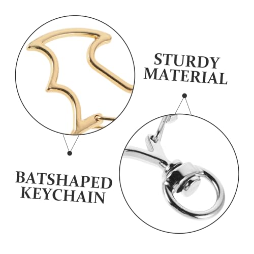 DOITOOL 30 Stück Teiliges Schlüsselanhänger Clip Bat Form in Silber Gold und Gelbgold Drehbare Karabinerhaken für DIY Schlüsselringe Basteln von Schmuck und Anhängern für Gürtel Taschen DOITOOL 30 Stück Teiliges Schlüsselanhänger Clip Bat Form in Silber Gold und Gelbgold Drehbare Karabinerhaken für DIY Schlüsselringe Basteln von Schmuck und Anhängern für Gürtel Taschen von DOITOOL
