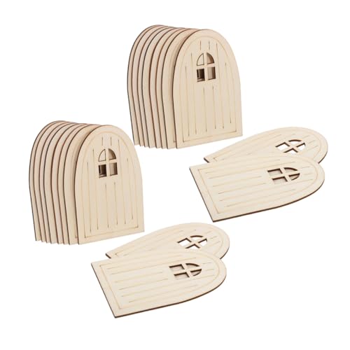 DOITOOL 30 Stück Teiliges Unbemalte Mini Holztüren für DIY Bastelprojekte Vielseitige Dekoration aus Holz Kreative Miniaturtüren für Puppenhäuser Garten und Wandgestaltung DOITOOL 30 Stück Teiliges Unbemalte Mini Holztüren für DIY Bastelprojekte Vielseitige Dekoration aus Holz Kreative Miniaturtüren für Puppenhäuser Garten und Wandgestaltung von DOITOOL