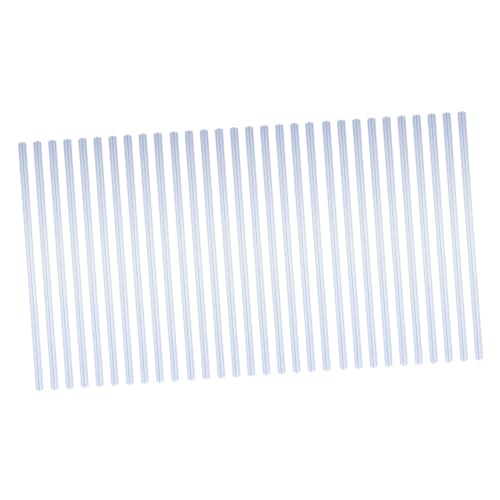 DOITOOL 30 Stück Trolley Clip Bar Ordner Bindestangen Rückenstange Buchbindung Buchbinder Schiebebinder Flex Binder Schiebe Bindestangen Transparente Papierbinder Griffschieber von DOITOOL