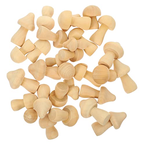 DOITOOL 30 Stück Unvollendete Holzpilze Set Teilig DIY Bastelset für Erwachsene Unbemalte Holzfiguren zum Malen und Dekorieren Spielzeuge und Wohnaccessoires DOITOOL 30 Stück Unvollendete Holzpilze Set Teilig DIY Bastelset für Erwachsene Unbemalte Holzfiguren zum Malen und Dekorieren Spielzeuge und Wohnaccessoires von DOITOOL