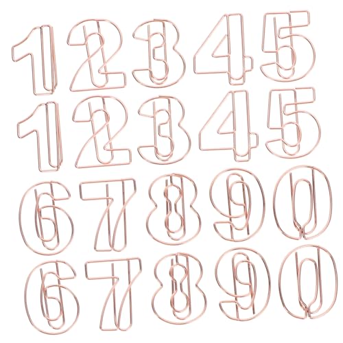 DOITOOL 30 Stück kleine Papierklammer Papierklammern Datei geformt farbig dokumentieren Büroklammern bürozubehör Briefklammer kleine Büroklammer kleine Dokumentenklammern Metall Rose Gold DOITOOL 30 Stück kleine Papierklammer Papierklammern Datei geformt farbig dokumentieren Büroklammern bürozubehör Briefklammer kleine Büroklammer kleine Dokumentenklammern Metall Rose Gold von DOITOOL