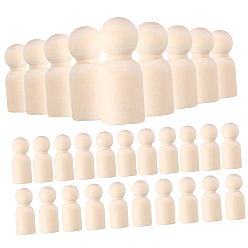 DOITOOL 30 Stück kleiner Holzmann unvollendet Kind winzig für Miniatur crafts for hand holzfigur Handgemachte Spielzeuge holzdeko Peg-Puppen leere Stiftpuppe Puppen aus Holz DOITOOL 30 Stück kleiner Holzmann unvollendet Kind winzig für Miniatur crafts for hand holzfigur Handgemachte Spielzeuge holzdeko Peg-Puppen leere Stiftpuppe Puppen aus Holz von DOITOOL