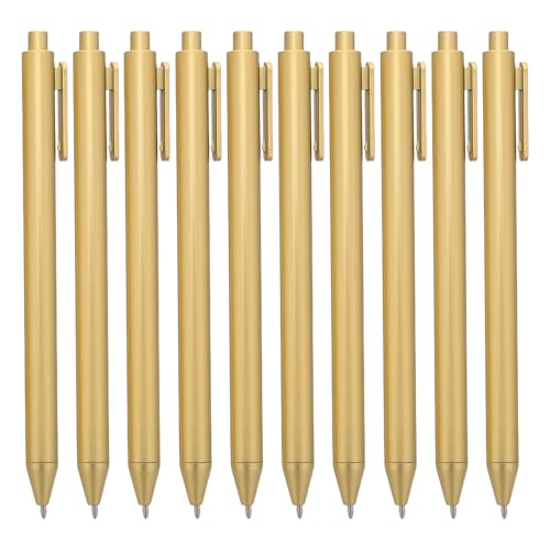 DOITOOL 30-teiliges Kugelschreiber-set: Goldene Kunststoffstifte zum Unterschreiben von Gästen – Geschäftsbedarf für Profis – Schreibgerät mit Schwarzer Tinte – Notizen für Kinder Und Studenten DOITOOL 30-teiliges Kugelschreiber-set: Goldene Kunststoffstifte zum Unterschreiben von Gästen – Geschäftsbedarf für Profis – Schreibgerät mit Schwarzer Tinte – Notizen für Kinder Und Studenten von DOITOOL