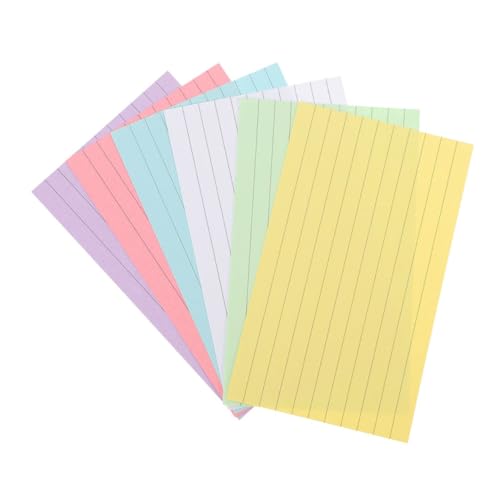 DOITOOL 300 Blatt Farbige Karteikarten kritzeln Lehre mit Schulmaterial Pads Index Pastell Papierkarten Memo -Notizbuch kleine Karteikarte Notizblöcke zum Schreiben Karteikarte Notizblock von DOITOOL
