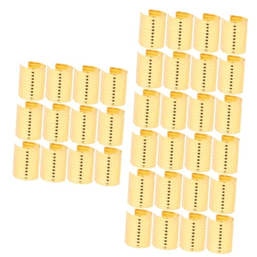DOITOOL 300 Stk. Lederband Verschlüsse Mittelgroße Quetschverschlüsse für Schmuckherstellung DIY Tassel Clips Haltbare Crimp-endkappen für Lederbänder und Schnur Zubehör DOITOOL 300 Stk. Lederband Verschlüsse Mittelgroße Quetschverschlüsse für Schmuckherstellung DIY Tassel Clips Haltbare Crimp-endkappen für Lederbänder und Schnur Zubehör von DOITOOL