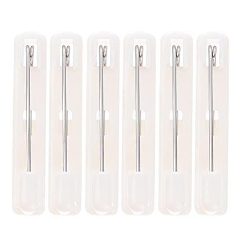 DOITOOL 300 Stück Bar Brosche Pin Abzeichen Clip Name Tag Sicherheitsnadel Mittlere für Arbeitsnummern und Namensschilder Langlebig und Leicht zu Transportieren von DOITOOL