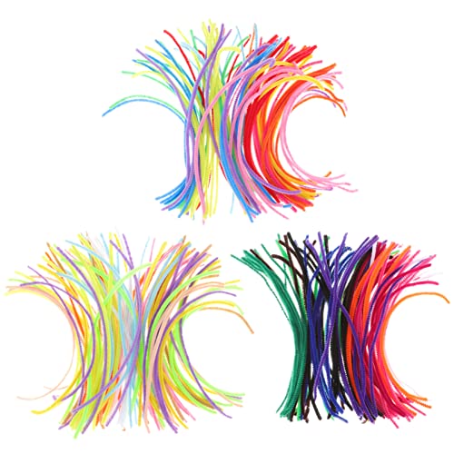 DOITOOL 300 Stück Festival-DIY-Stick bastelset basteln für Kinderkunst Handgemachte Dekoration Kinderhandwerk Stöcke spielzeuge DIY Bastelmaterial biegbarer Stab Eisendraht von DOITOOL