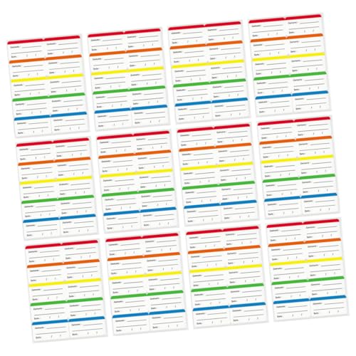 DOITOOL 300 Stück Food Date Labels Etiketten Aufkleber Küchenetiketten Aufkleber Für Kühlschrank Mit Gefrierfach Essen Löschbar Abnehmbares Gefrierfachetikett Erste Kupferstichaufkleber von DOITOOL