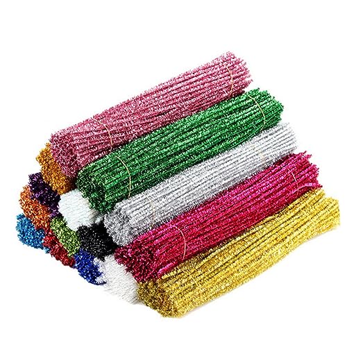 DOITOOL 300 Stück Glitzerstreifen Lametta Weihnachtsbaum -Ornamente Weihnachten drinnen Christbaumschmuck Stöcke DIY gedrehter stick verdrehter Stab Weihnachts-DIY-Stick DOITOOL 300 Stück Glitzerstreifen Lametta Weihnachtsbaum -Ornamente Weihnachten drinnen Christbaumschmuck Stöcke DIY gedrehter stick verdrehter Stab Weihnachts-DIY-Stick von DOITOOL
