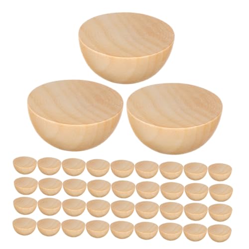 DOITOOL 300 Stück Halbrunde Holzperlen Naturbelassene Unbemalte Holzkugeln für DIY Bastelprojekte Vielseitige Dekoration Weihnachtsanhänger Kreative Handwerkskunst für Erwachsene DOITOOL 300 Stück Halbrunde Holzperlen Naturbelassene Unbemalte Holzkugeln für DIY Bastelprojekte Vielseitige Dekoration Weihnachtsanhänger Kreative Handwerkskunst für Erwachsene von DOITOOL