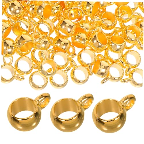 DOITOOL 300 Stück Kunststoff Spacer Beads mit Großem Runde Schmuckzwischenperlen für DIY Armbänder Halsketten Langlebige Leichte Perlen für Schmuckherstellung und Bastelprojekte von DOITOOL