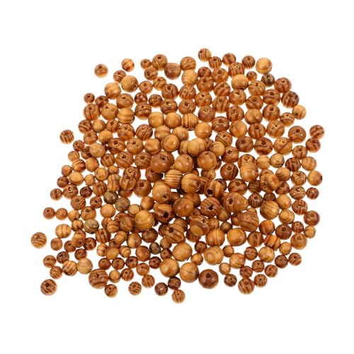 DOITOOL 300 Stück Natürliche Runde Holzperlen Gestreifte Lose Spacer Perlen aus Holz für DIY Schmuck Basteln Früherziehung Kreative Handwerksprojekte DOITOOL 300 Stück Natürliche Runde Holzperlen Gestreifte Lose Spacer Perlen aus Holz für DIY Schmuck Basteln Früherziehung Kreative Handwerksprojekte von DOITOOL