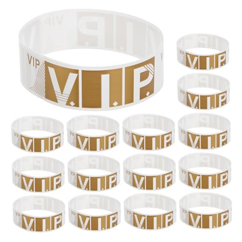 DOITOOL 300 Stück Party-Armband Armbänder für die Veranstaltung Bulk-Armbänder Partyarmbänder Handgelenkband Event-Armbänder aus Papier Kinderpapier Armbänder synthetisches Papier Golden DOITOOL 300 Stück Party-Armband Armbänder für die Veranstaltung Bulk-Armbänder Partyarmbänder Handgelenkband Event-Armbänder aus Papier Kinderpapier Armbänder synthetisches Papier Golden von DOITOOL